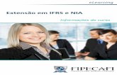 Extensão)em)IFRS)e)NIACPA 10 - FIPECAFI - Cursos de ... · eLearning( Rua Maestro Cardim, 1.170 - CEP: 01323-001 - São Paulo/SP. Fone: (11) 2184 - 2026 CPA 10 Informações do curso