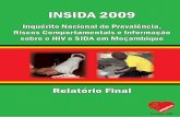 INSIDA 2009 Inquérito Nacional de Prevalência, Riscos ... · INSIDA 2009 Relatório Final Inquérito Nacional de Prevalência, Riscos Comportamentais e Informação sobre o HIV