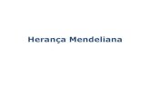 Herança Mendeliana - docs.ufpr.brlehtonen/farmacia/mendeliana.pdf · •Sistema sanguíneo MN •Genótipos Fenótipos •MM M •NN N •MN MN •O heterozigoto produz os 2 ...