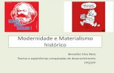 Materialismo histórico e Modernidade - beneweb.com.brbeneweb.com.br/resources/Teorias_e_experiências_de_desenvolvimento... · • Grandes marxistas (Lênin, Rosa Luxemburgo...)