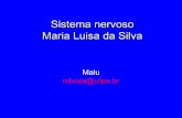 Sistema nervoso Maria Luisa da Silva - ufpa.br · Sistema nervoso •Informação correta sobre o ambiente é crucial para um animal ter um ótimo sucesso, realizando decisões sobre