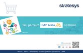Seu parceiro no Brasil - stratesys-ts.com · Seu parceiro no Brasil Stratesys - Seu parceiro SAP Ariba no Brasil 6 Cenário de Integração Standard Integração ARIBA Integração