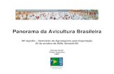 Panorama da Avicultura Brasileira - mapas.agricultura.gov.brmapas.agricultura.gov.br/agroeventos/uploads/20091028_161740... · • Egito, Arábia Saudita e outros países do norte