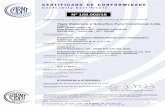 A Associação Brasileira de Normas Técnicas certifica que o ... · ISO 17484-1 Sistema de Certificação: Sistema 5 Certification System: System 5 Primeira concessão: 07/02/2018