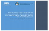 MARCO ESTRATÉGICO DE COOPERACIÓN DEL SISTEMA DE … · El Gobierno de la República Argentina y el Sistema de ... la cooperación estratégica del SNU en Argentina, de ... y de