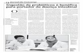4 Ingestão de probióticos é benéfica para portador de doença … · 2010-07-08 · Campinas, 12 de julho a 1º de agosto de 2010 4..... Publicação Dissertação de mestrado: