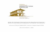 Actas do Colóquio Internacional de Arquitectura Popular ... · Volume I • Palestras • Comunicações - Temática 1: Arquitectura Popular, os conceitos: popular, tradicional,
