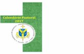 Calendário Pastoral 2017 - paroquiasaobeneditoitajuba.org.br · Dia Hora Atividade Local 01 ... Quinzena de Santa Rita Comunidades C. Sta. Rita (S. Rita) 05 ... pastoral vocacional
