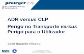 ADR versus CLP Perigo no Transporte versus - proteger.pt · −alinha o sistema europeu com o GHS ... (Sistema Mundial Harmonizado de Classificação e Rotulagem de Produtos Químicos