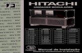 Hitachi Ar Condicionado do Brasil Ltda.pdf.webarcondicionado.com.br/hitachi/manual/tecnico/mdt-pack... · Manual de Instalação Hitachi Ar Condicionado do Brasil Ltda. RVT075BP RTC075BP