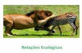 Relações Ecológicas - proeducar.com.brproeducar.com.br/plataformanova/data/u/saojoseinterativo/arquivos/... · •Relações ecológicas são interações entre os seres vivos