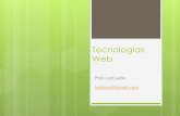Desenvolvimento de Sistemas Web - Luiz Leaoluizleao.com/Docencia/FAP/TecnologiasWeb/WEB_UND_01.pdf · A Web 2.0 envolve ARQUITETURAS DE ... Entre as responsabilidades da camada de