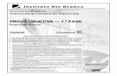 FOLHA DE RASCUNHO - CESPE / · PDF fileUnB / CESPE – IRBr SEGUNDA ETAPA Caderno C Admissão à Carreira de Diplomata – 2 – This text refers to questions 44 to 47. Amartya Sen