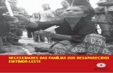 NECESSIDADES DAS FAMÍLIAS DOS DESAPARECIDOS EM TIMOR-LESTE of families of the Missing Timor - ICRC... · confl ito armado precisa de peritos, se é cidadão local ou estrangeiro,
