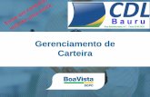 Gerenciamento de Carteira - cdlbauru.com.brcdlbauru.com.br/wp-content/uploads/2017/06/ger_carteiracdl.pdf · • Maior conhecimento sobre a carteira com a gestão correta de clientes