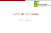 Teste de Software - sistemas.riopomba.ifsudestemg.edu.br · • Determina a capacidade do software de tratar transações incorretas. Esse tipo de ... testes em um ambiente de testes.