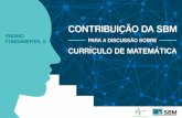 1. INTRODUÇÃO - Sociedade Brasileira de Matemática · Organizar uma lista de conteúdos de matemática para serem trabalhados na educação básica é, com certeza, a ... • Frações