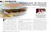 FICHA TÉCNICA Hambúrguer de Tiras de Picanha com Cheddar · No entanto, com uma mudança de cardápio e a ... estoque, foi implantado o sistema de inventário mensal para alimentos