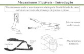 Mecanismos Flexíveis - Introduçãosites.poli.usp.br/d/PMR5222/Aula05-2011.pdf · Conceito de Resistência e Rigidez 3 3 3 y 3 3 3 3 x 3 h 4 12 bh; I 3 hb 4 12 hb; I 3 Eb F L EI