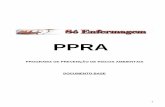 PPRA nr 32 - riscobiologico.org · destina e possuir o CA (Certificado de Aprovação) do Ministério do Trabalho e Emprego, o ... – NR n.º 15, será adotado a DOSIMETRIA como