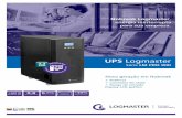 UPS Logmasterlogmaster.com.br/_files/Imagem_Serie_LM_PRO_mUz3.pdf · Nova geração em Nobreak + Potência + Conexões de saída + Range de entrada ... • Baterias (standard)¹: