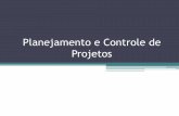 Planejamento e Controle de Projetos - chasqueweb.ufrgs.brrafael.laranja/CCA99002/Planejamento... · escopo e da estratégia para o projeto; ... •Avaliação do desempenho do projeto;