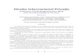 Direito Internacional Privado - vetustup.comvetustup.com/wp-content/uploads/2015/09/Anna-Flávia.pdf · Direito Internacional Privado - Teoria e Prática brasileira - Nádia de Araujo