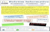 Boletim Informativo Fevereiro 2017 - AABB Blumenaublumenau.aabb.com.br/wp-content/uploads/sites/371/2017/01/Boletim... · cultural e recreativa, sem fins lucrativos, conforme seu