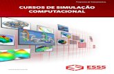 Cursos de Simulação Computacional - esss.com.bresss.com.br/pdf/pt_BR/ESSS_Treinamento_2012.pdf · Discute-se conceitualmente desde a dedução simplificada das equações de conservação,