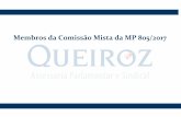 Membros da Comissão Mista da MP 805/2017 - anfip.org.br · Tancredo Neves Gabinete 56 T 3303-3131 ... Valdir Raupp de Matos nasceu em São João do Sul (SC), ... JBS S/A Iaco Agricola