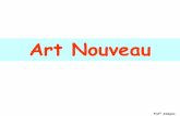 Nouveau Art Nouveau - · PDF fileEsse figurino de Leon Bakst, serviu de inspiração para Paul Poiret. Suas roupas possuíam inspiração art nouveau e japonesa. Art Nouveau Profª