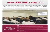 Sinduscon-PR divulga pesquisa inédita sobre oferta de ... · produtos, equipamentos e soluções técnicas para construção sustentável e inovações. Acima de 380.000 visitantes