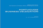 PORTUGUESE BUSINESS DELEGATION - AICEP Portugal Global · EPME - Empresa Portuguesa de Montagem Elétricas GALP ENERGIA SGPS, S.A. GEG – Engineering Structures for Life ... the