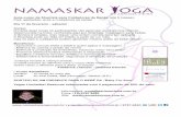 Namaskar Yoga - Shantala 2012 · desenvolvida na índia, conhecida aqui por Shantala: massagem para bebês. A técnica é simples, mas requer uma ordem correta para ser aplicada A