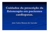 Cuidados da prescrição da fisioterapia em pacientes ... I.pdf · Pressão Arterial Venosa Mista (PaO 2 ... Pressão Alveolar de Oxigênio (P A O 2) Gradiente Alvéolo -Arterial