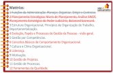 Apresentação do PowerPoint · 3 Estrutura Organizacional, Princípios da Organização do Trabalho, Departamentalização. 4 Evolução, Papéis e Processos de Gestão de Pessoas