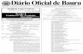 1 Diário Oficial de Bauru - bauru.sp.gov.br · Ordem dos Advogados do Brasil – OAB ... Associação dos Aposentados e Pensionistas de Bauru e Região ... Lázaro Braz Limão II