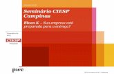 Seminário CIESP Campinas · versão eletrônica e atualizada do Livro Registro de Controle da Produção e do Estoque - Modelo 3. ... O Bloco K, integrante do sistema SPED, é mais