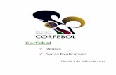 Corfebol - Notícias - Tempo Livre - Guimarães · Regras de Jogo 2011 CORFEBOL Federação Portuguesa de Corfebol 3 ... Área de jogo A “área de jogo” deve ser entendida como