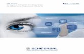 Serviços e Soluções em Segurança de Máquinas e Segurança …tecnicum.schmersal.com.br/catalogo_tecnicum.pdf · 2016-11-10 · de segurança funcional da Schmersal são certificados