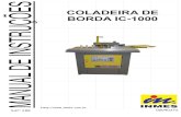 COLADEIRA DE BORDA IC-1000madeirasgasometro.vteximg.com.br/arquivos/Manual-tecnico-IC-1000-2.pdf · Anote aqui o número de série do seu equipamento. ... utilize a vista explodida,