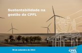 Sustentabilidade na gestão da CPFL - apimecrio.com.br · O Plano Estratégico da CPFL é revisitado anualmente, desde 2000 •O lançamento do Plano Millennium, em 2000, definiu