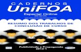 curso publicidade e propaganda 2012-1 - UniFOA - Centro ...web.unifoa.edu.br/.../2012-1/curso_publicidade_e_propaganda_2012-1.pdf · partir de estudos sobre o universo e os conceitos