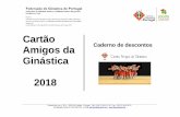 Instituição de Utilidade Pública e Utilidade Pública ...gympor.com/_usr/downloads/Caderno de descontos 2018 _24_agosto.pdf · Federação de Ginástica de Portugal Instituição