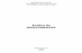 Análise de INVESTIMENTOS - arquivostp.s3.amazonaws.comarquivostp.s3.amazonaws.com/qcursos/livro/LIVRO_analise_de_invest... · 242 | Estudo de viabilidade técnica e econômica (EVTE)