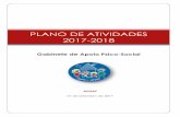 PLANO DE ATIVIDADES 2017-2018 - apdaf.comapdaf.com/images/menus/planosatividades/17-18/Plano_de_Atividades... · espectro autista e as perturbações do comportamento, que devemos