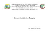 Geometria Métrica Espacial - Campus Sinopsinop.unemat.br/...p_downloads/...espacial_-_1_slide_pob_folha_pdf.pdf · Geometria Métrica Espacial Prof.: Rogério Dias Dalla Riva ...