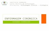 Enfermagem cirúrgica - Instituto Formação · PPT file · Web view2013-05-24 · Curso Técnico de Enfermagem. Disciplina: Enfermagem Clínica – Cirúrgica . TIPOS DE ... Operações