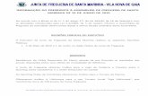 INFORMAÇÃO DO PRESIDENTE À ASSEMBLEIA DE FREGUESIA DE ... · O Executivo da Junta de Freguesia de Santa Marinha ... através da sua Direcção os resultados das provas disputadas