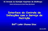 Interface do Controle de Infecções com o Serviço de Nutrição - Lahir.pdf · Uso adequado das luvas de Procedimento e Avental Equipamentos e materiais exclusivos, preferencialmente